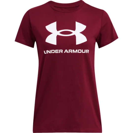 Zdjęcie produktu Koszulka damska Rival Logo SS Under Armour Czerwony