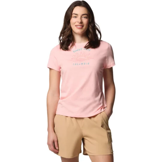 Zdjęcie produktu Koszulka damska Ruby Springs Graphic Fitted Columbia Różowy