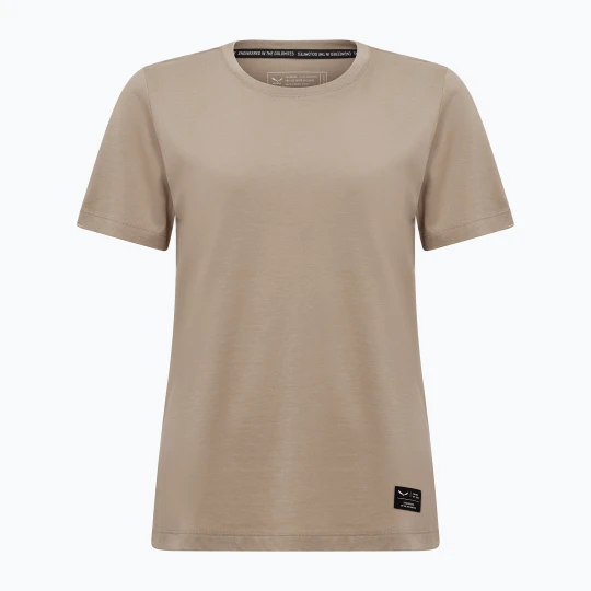Zdjęcie produktu Koszulka damska Salewa Eagle Logo Patch 7180 quicksand Brązowy