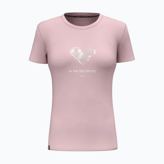 Zdjęcie produktu Koszulka damska Salewa Pure Heart Dry zephyr Różowy