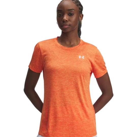 Zdjęcie produktu Koszulka damska Tech Twist Under Armour Pomarańczowy