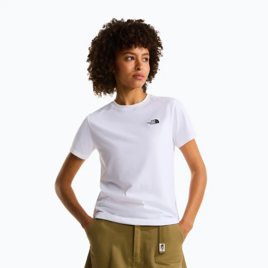 Zdjęcie produktu Koszulka damska The North Face Evolution Simple Dome Slim SS tnf white