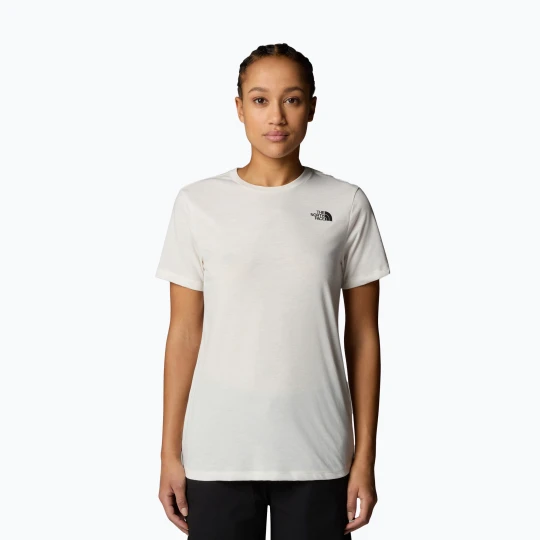 Zdjęcie produktu Koszulka damska The North Face Foundation Half Dome Ca Graphic white dune Beżowy