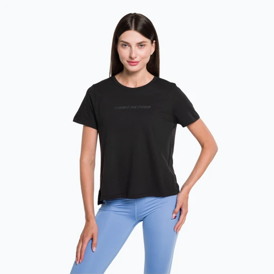 Zdjęcie produktu Koszulka damska Tommy Hilfiger Performance Mesh Tee black