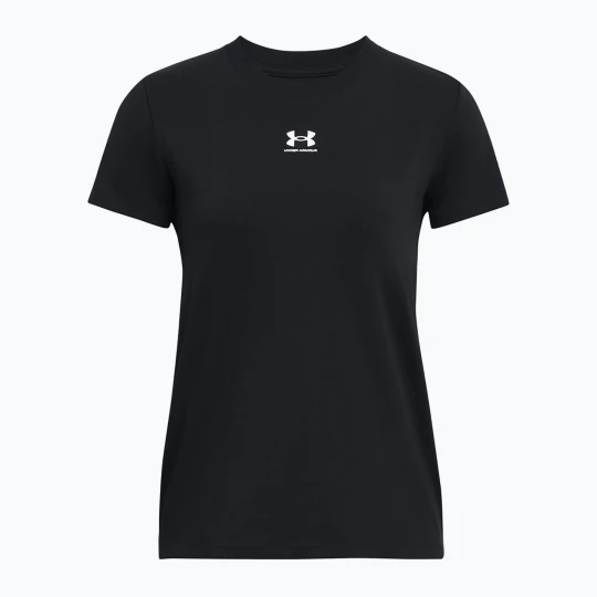 Zdjęcie produktu Koszulka damska Under Armour Rival Core hydro black / white