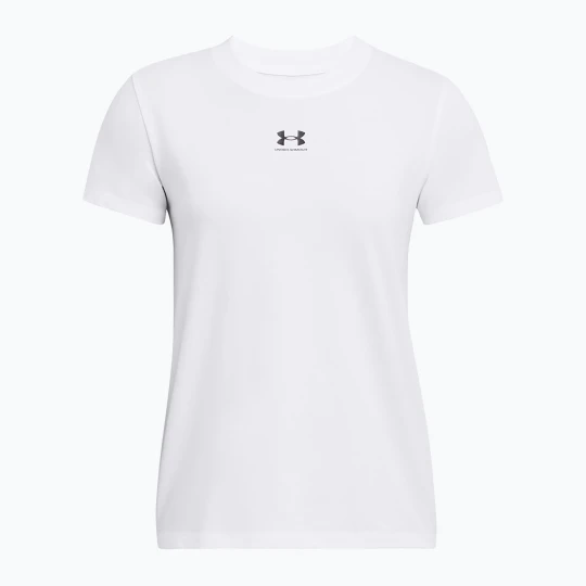 Zdjęcie produktu Koszulka damska Under Armour Rival Core hydro white / black