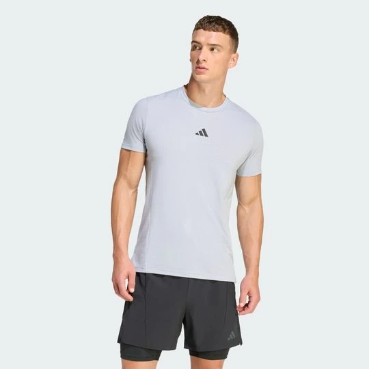 Zdjęcie produktu Koszulka Designed for Training Workout Adidas Halo Silver
