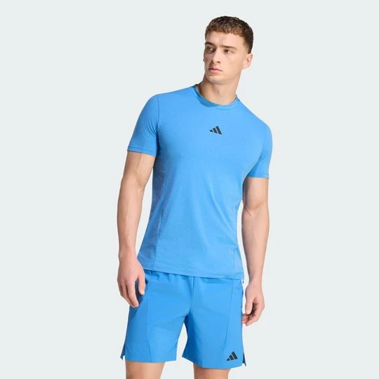 Zdjęcie produktu Koszulka Designed for Training Workout Adidas Ray Blue