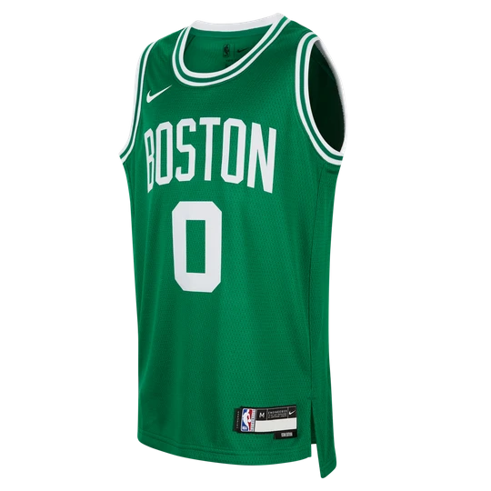 Zdjęcie produktu Koszulka dla dużych dzieci Nike NBA Swingman Jayson Tatum Boston Celtics Icon Edition 2023/24 - Zieleń