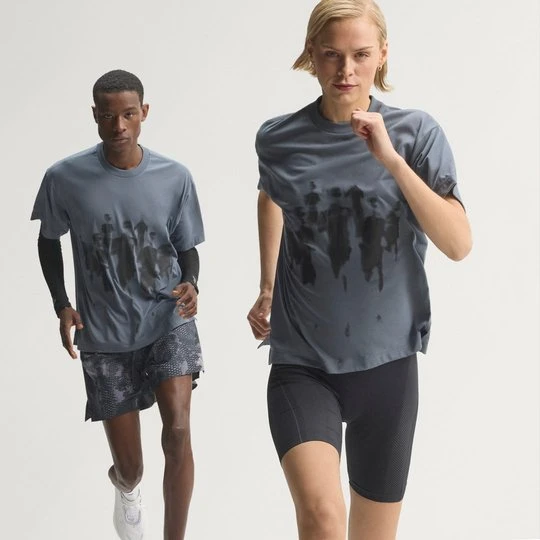 Zdjęcie produktu Koszulka do biegania ADI365 Aspyre Graphic Adidas szary