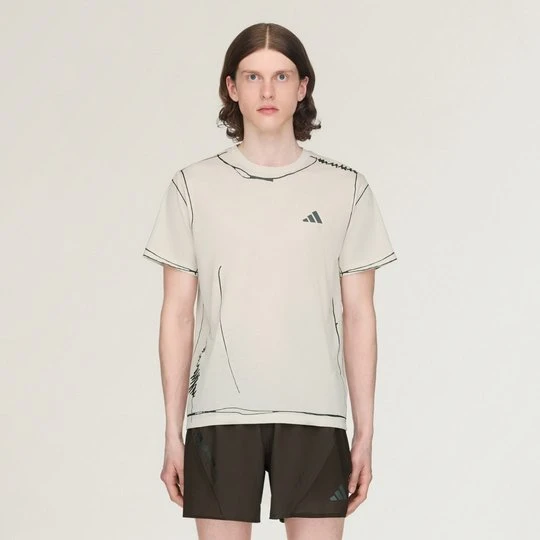 Zdjęcie produktu Koszulka do biegania adi365 SFTM Unitefit Adidas Halo Ivory