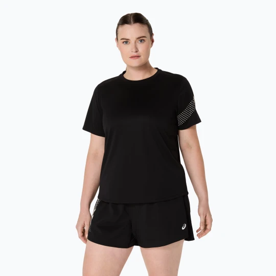 Zdjęcie produktu Koszulka do biegania damska ASICS Icon Top performance black