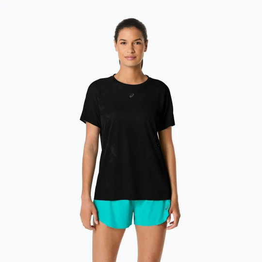 Zdjęcie produktu Koszulka do biegania damska ASICS Metarun SS Top performance black