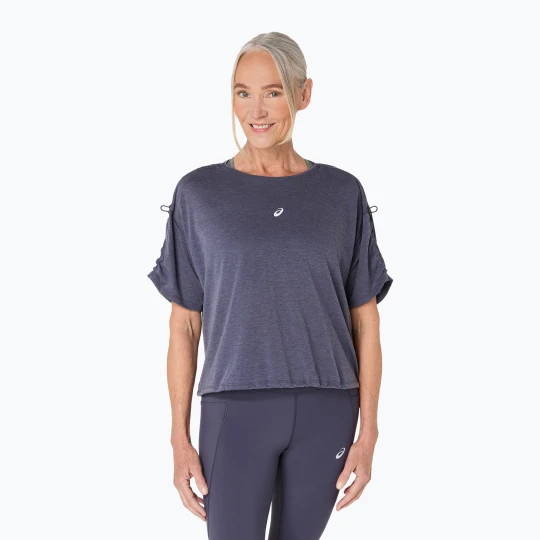 Zdjęcie produktu Koszulka do biegania damska ASICS Nagino Run Adjustable Top indigo fog Niebieski