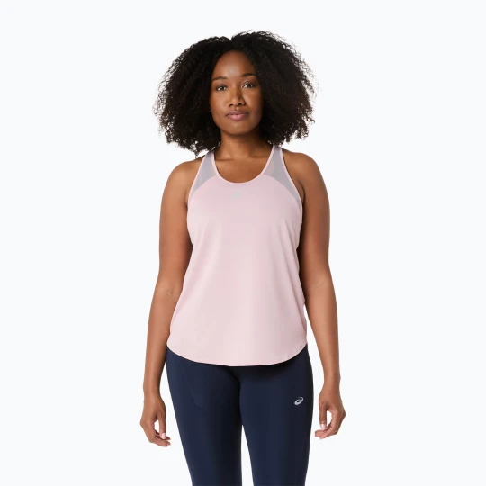 Zdjęcie produktu Koszulka do biegania damska ASICS Road Tank morganite Różowy