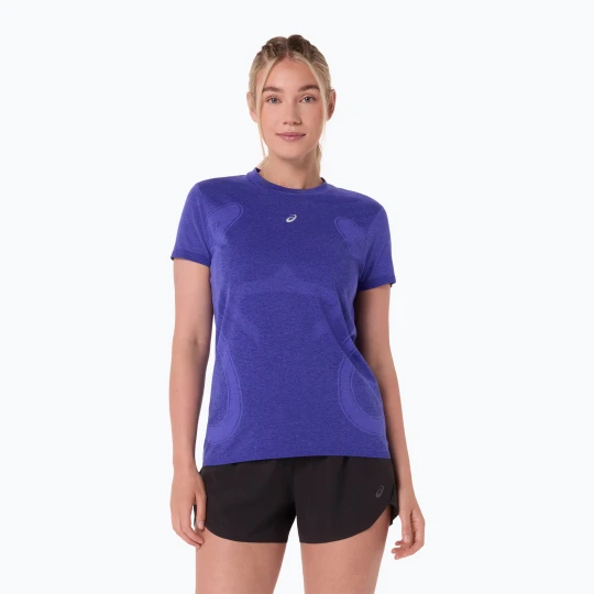 Zdjęcie produktu Koszulka do biegania damska ASICS Seamless cobalt burst / eggplant Niebieski