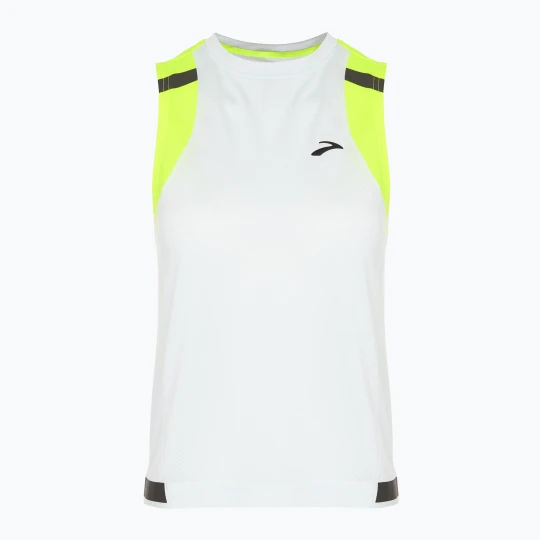 Zdjęcie produktu Koszulka do biegania damska Brooks Carbonite Tank icy grey / nightlife jacquard