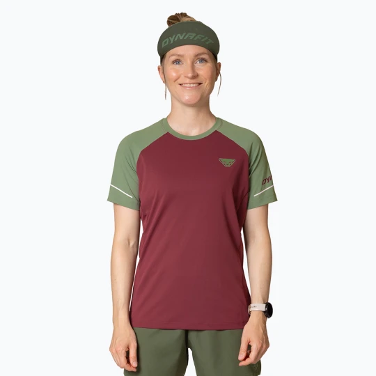 Zdjęcie produktu Koszulka do biegania damska DYNAFIT Alpine Pro burgundy Bordowy