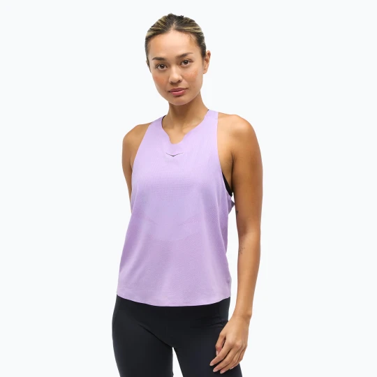 Zdjęcie produktu Koszulka do biegania damska HOKA Race Day Singlet aster flower Fioletowy
