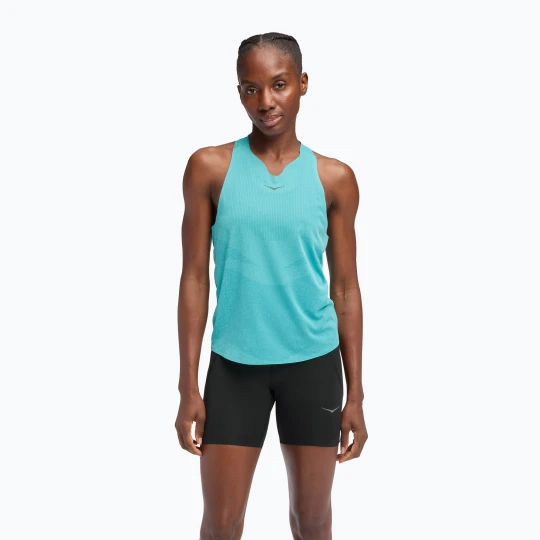Zdjęcie produktu Koszulka do biegania damska HOKA Race Day Singlet cielo blue