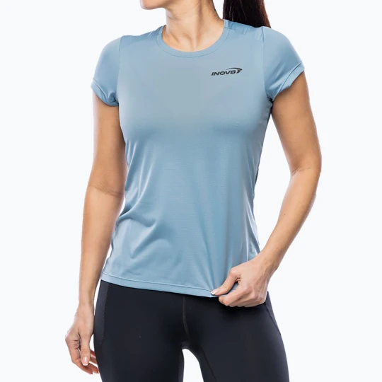 Zdjęcie produktu Koszulka do biegania damska Inov-8 Performance blue grey / slate