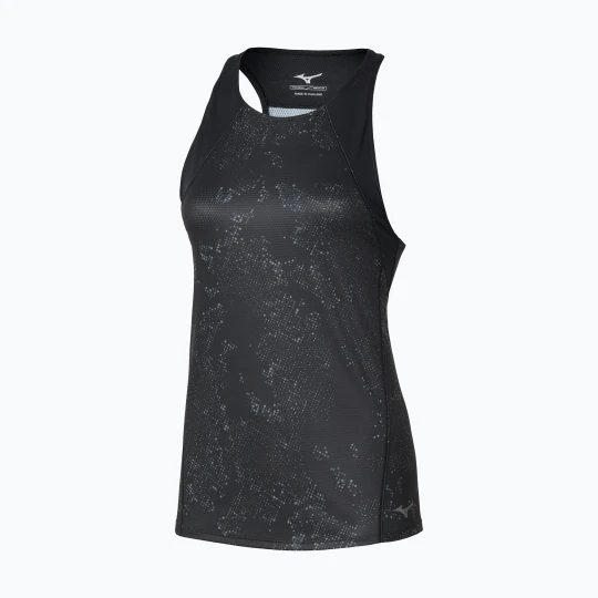 Zdjęcie produktu Koszulka do biegania damska Mizuno Active DryAeroFlow Graphic Tank Top black