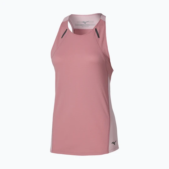 Zdjęcie produktu Koszulka do biegania damska Mizuno Active DryAeroFlow Tank Top rose elegance Różowy
