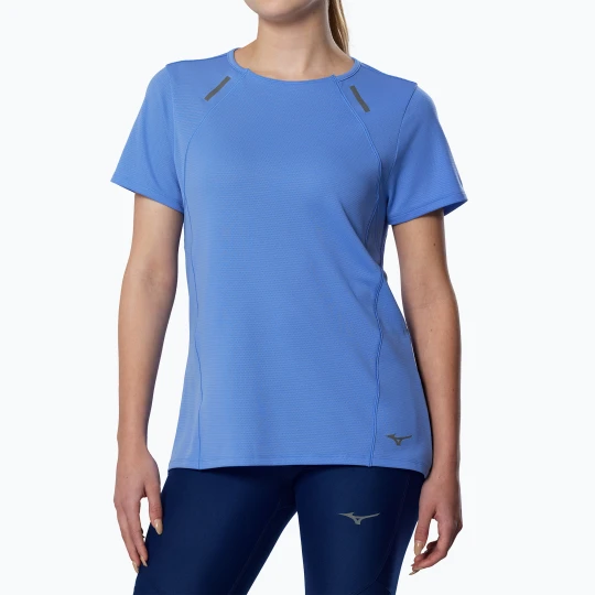 Zdjęcie produktu Koszulka do biegania damska Mizuno Active DryAeroFlow Tee ultramarie Niebieski