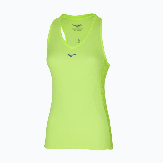 Zdjęcie produktu Koszulka do biegania damska Mizuno Aero Tank neolime Zielony