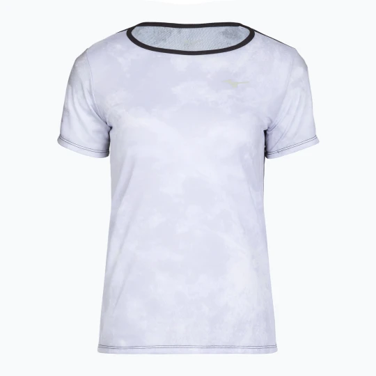 Zdjęcie produktu Koszulka do biegania damska Mizuno Graphic Short Sleeve Tee tsukikage Szary