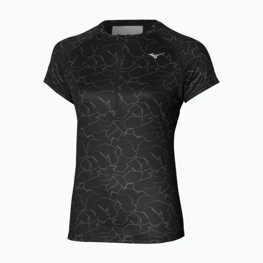 Zdjęcie produktu Koszulka do biegania damska Mizuno Graphic Trail Tee black