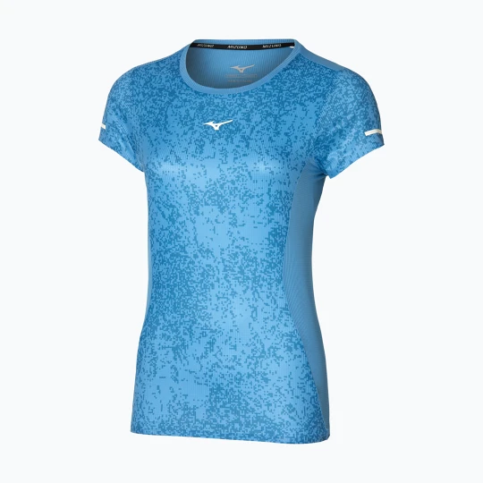 Zdjęcie produktu Koszulka do biegania damska Mizuno Premium Aero Tee parisian blue