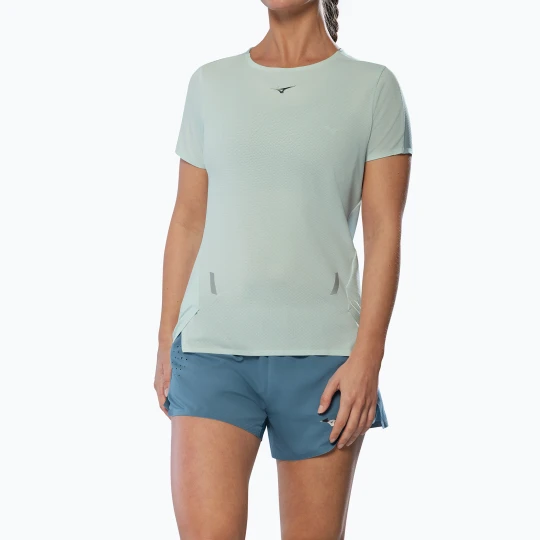 Zdjęcie produktu Koszulka do biegania damska Mizuno Tech Light Tee skylight Niebieski
