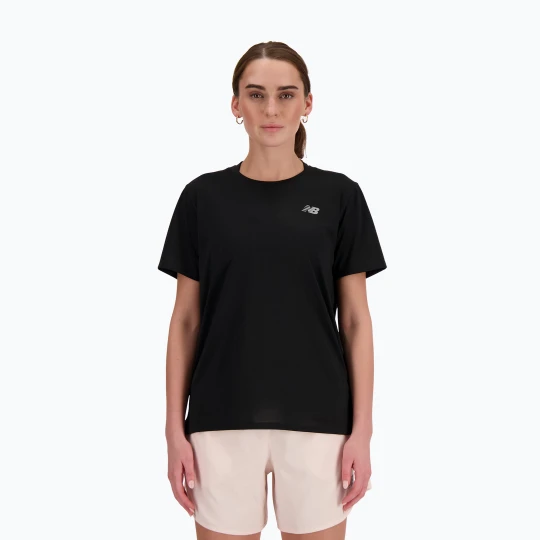 Zdjęcie produktu Koszulka do biegania damska New Balance Essentials black