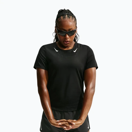 Zdjęcie produktu Koszulka do biegania damska Nike AeroSwift black/white