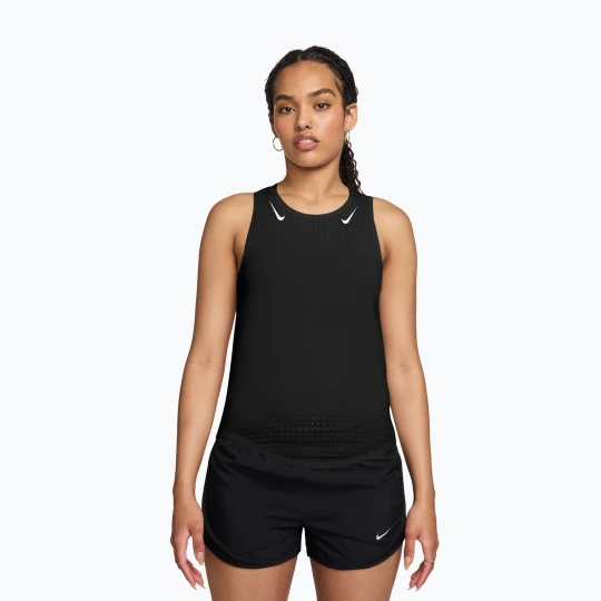 Zdjęcie produktu Koszulka do biegania damska Nike AeroSwift Dri-Fit ADV Singlet black / white