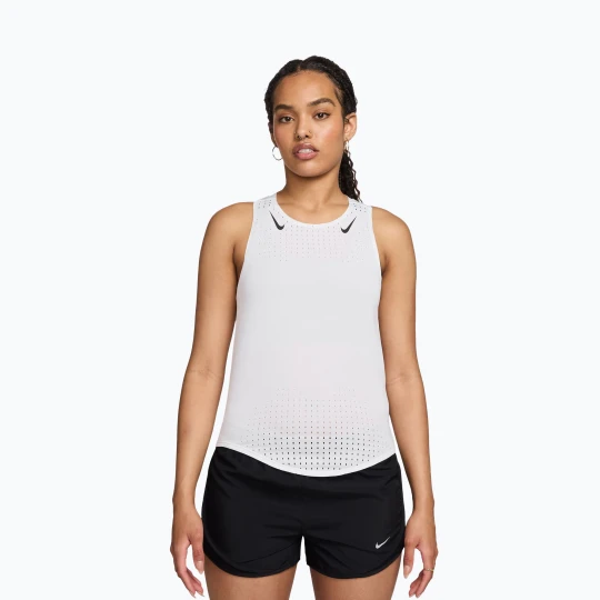 Zdjęcie produktu Koszulka do biegania damska Nike AeroSwift Dri-Fit ADV Singlet white / black