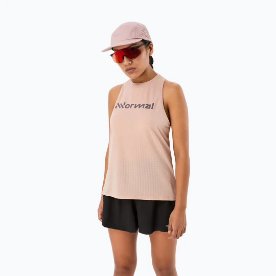 Zdjęcie produktu Koszulka do biegania damska NNormal Race Tank dusty pink