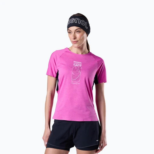 Zdjęcie produktu Koszulka do biegania damska Rossignol Sapa Ultra Tee electric fuchsia Różowy