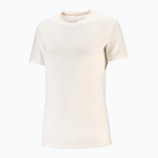 Zdjęcie produktu Koszulka do biegania damska Salomon Sense Aero GFX Tee SS whisper white / raind day / bright white