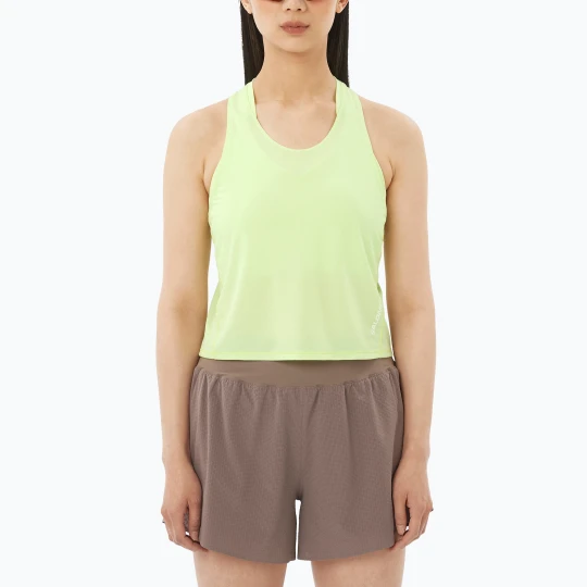 Zdjęcie produktu Koszulka do biegania damska Salomon Sense Aero Short Tank butterfly Żółty