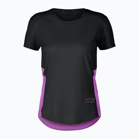 Zdjęcie produktu Koszulka do biegania damska SCOTT Endurance Tech black / liquid purple