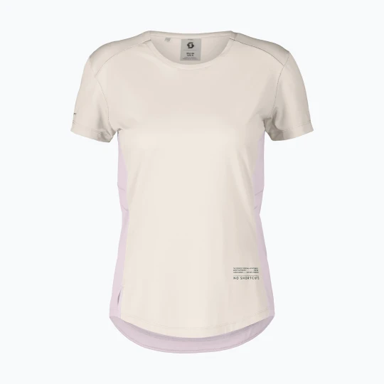 Zdjęcie produktu Koszulka do biegania damska SCOTT Endurance Tech cotton white / bliss pink