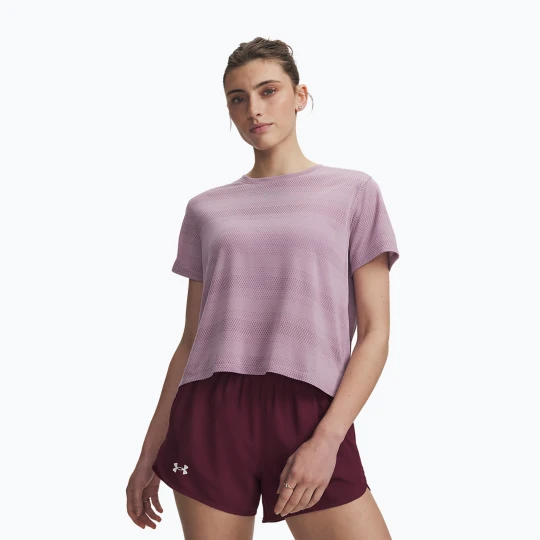 Zdjęcie produktu Koszulka do biegania damska Under Armour Velociti SS mauve pink / reflective