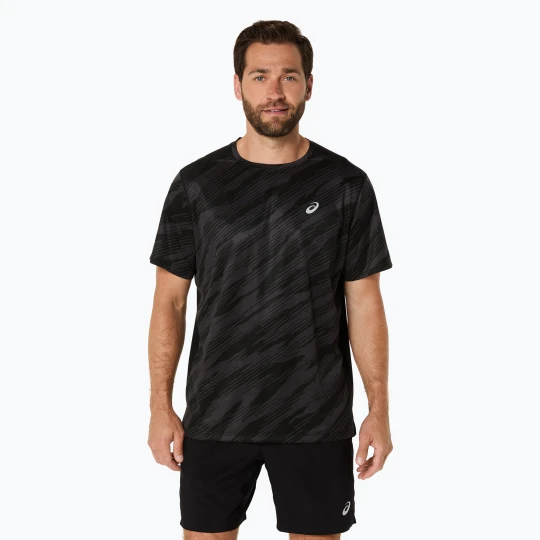 Zdjęcie produktu Koszulka do biegania męska ASICS Core All Over Print Top performance black