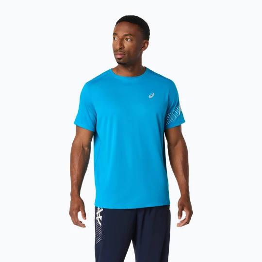 Zdjęcie produktu Koszulka do biegania męska ASICS Icon aegean blue / cream