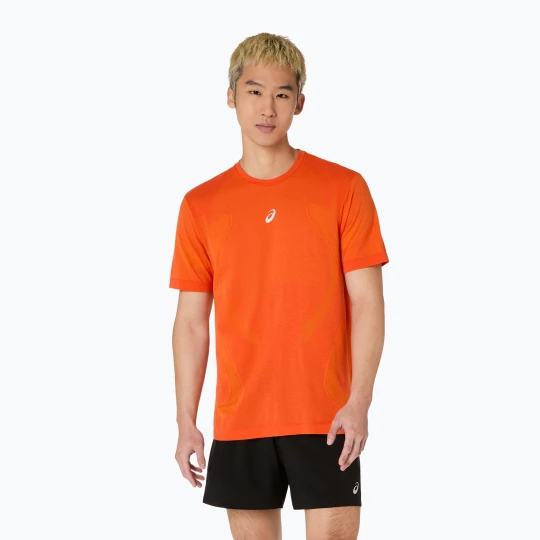 Zdjęcie produktu Koszulka do biegania męska ASICS Road Seamless energy orange