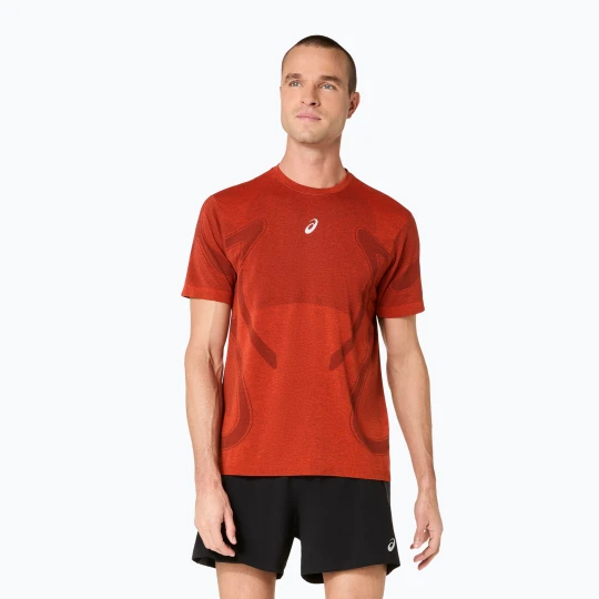 Zdjęcie produktu Koszulka do biegania męska ASICS Road Seamless singed red