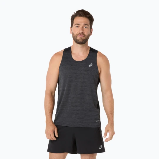Zdjęcie produktu Koszulka do biegania męska ASICS Road Singlet performance black