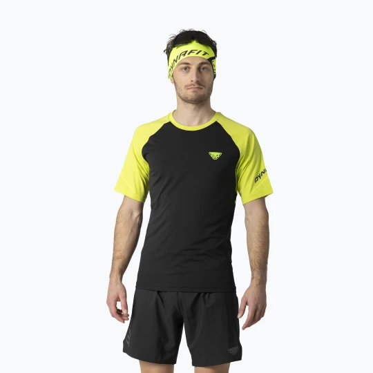 Zdjęcie produktu Koszulka do biegania męska DYNAFIT Alpine Pro ultra yellow / 0910 Czarny